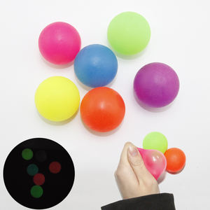 Glow in the Dark Slowly Fall Ball Luminous Sticky Stress Sensory Fluorescent Luminous Squishy <strong>Globbles</strong> Stress Relief Toy - Product Image 1
