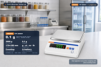 Balance numérique de précision 0,1g-3000g (g, ct, oz, lb) avec fonctions de tare et de comptage pour laboratoire et vente en gros