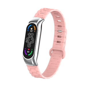 Correa de reloj para <span class=keywords><strong>Xiaomi</strong></span> Mi <span class=keywords><strong>Band</strong></span> 7, funda de Metal suave de TPU, novedad - Product Image 5