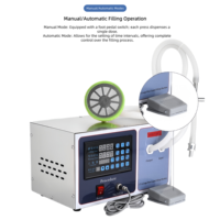 Machine de remplissage automatique de liquides à haut débit GFK-17A, pompe à diaphragme à commande numérique pour huile, boissons, produits chimiques, détergents