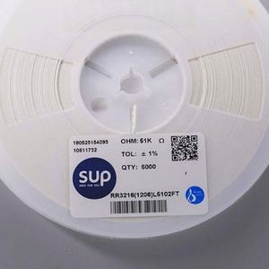 Bulk Discount RR3216 1206L5102FT 1206 3216 Resistors Chip Resistors SMD Resistors 51Kohm 1% 1/4W Thick Film Resistor - Product Image 1