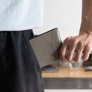 TILONSTAR TVW101 Porte-cartes de visite multifonctionnel en cuir compact et durable Petit portefeuille à manches de crédit bloquant la RFID pour hommes - Product Image 6