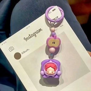 Colgantes de Resina Pintados a Mano con Diseños de Animales de Dibujos Animados, para Bolsos de Mujer y Llaveros de Coche, Regalos para Parejas - Product Image 5