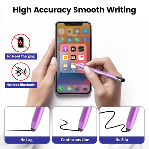 Pluma de pantalla táctil Stylus de alta sensibilidad de producción en fábrica, pluma de dibujo de tableta capacitiva Universal con lápiz óptico magnético - Product Image 4