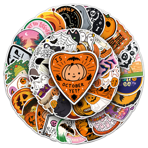 HOYO Lot de 500 autocollants, motifs Tigre, Halloween, Marmotte, Cheval, Père Noël, Baleine, Girafe, Crème glacée, Dessert, Vache - Product Image 3