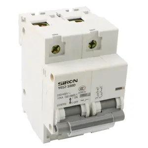 SiRON Y012 miniature Power protection Circuit Breaker 6 KV Voltage 1p2p3p Circuit Breaker