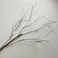 C171 Mousse Plante Artificielle + Branches PE Sans Feuilles Arbre Sec Artificiel pour la Décoration de Centres de Table de Mariage