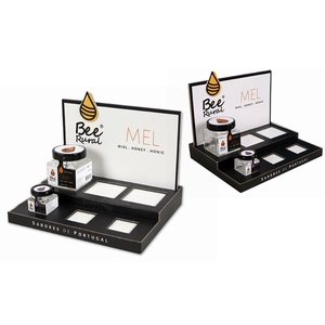 Free Customized Lash Lipstick Eyelash Cardboard Corrugated Counter Makeup Cosmetic Countertop Display Stands <b>Boxes</b> - Product Image 3