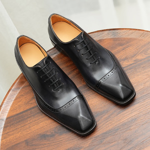 Nouvelles chaussures noires décontractées pour hommes, style brogue britannique, version coréenne, plateforme, avec fonction de rehaussement de la taille, tendance et élégantes. - Product Image 6