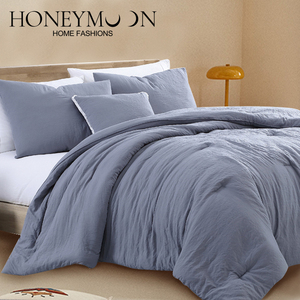 Bán Buôn Xu Hướng Mới Sợi Nhỏ Mùa Đông 7 Mảnh Nhà Chăn Duvet Bộ Đồ Giường Giường <span class=keywords><strong>Comforter</strong></span> <span class=keywords><strong>Set</strong></span> Cho Nhà - Product Image 1