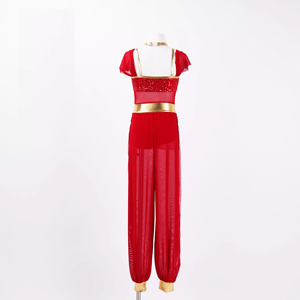 Traje de <span class=keywords><strong>danza</strong></span> del vientre para niña, <span class=keywords><strong>ropa</strong></span> de actuación, <span class=keywords><strong>ropa</strong></span> de <span class=keywords><strong>danza</strong></span> del vientre para niños orientales - Product Image 4