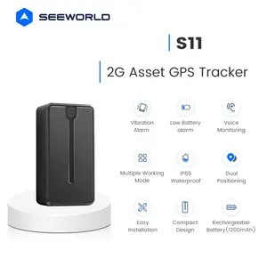 SEEWORLD pelacak GPS, perangkat pelacak murah multifungsi untuk mobil Mini magnetik dengan perekam suara