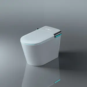 Aplikasi seluler Toilet otomatis cerdas Sensor Toilet pintar dengan musik