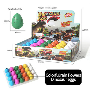 24 Piezas de Huevos de <span class=keywords><strong>Dinosaurio</strong></span> Grandes de Material EVA, Juguetes de Caja Sorpresa, Huevos que se Hinchan en <span class=keywords><strong>Agua</strong></span> y se Agrandan, Set de Juguetes de Huevos que Eclosionan para Niños, Animales - Product Image 2