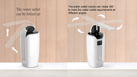 Purificateur d'eau pour comptoir de cuisine avec cartouche filtrante en fibre de carbone UF et KDF à 6 étapes, élimine le chlore, les métaux lourds et les bactéries