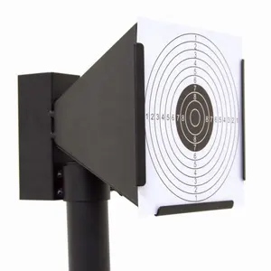 강철 표적 상자 BB 총은 100 팩 Bullseyes 종이 총격사건 표적 홀더를 가진 캐처 탄알 함정을 산탄