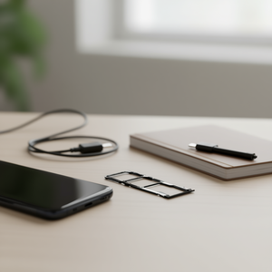 Bandeja de Repuesto Negra para Tarjeta SIM y Micro SD del Redmi 10C - Product Image 3