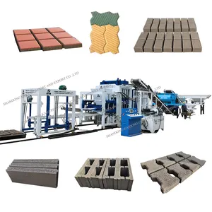 Kaidong QT10-25 full automatic brick making machinery construction equipment building material machinery in kenya