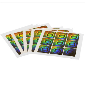 Nhà máy tùy chỉnh Bạc/Vàng Holographic PVC/PP dán bền 2D/3D ba chiều nhãn Nước hoa Tặng quà UV in chống hàng giả - Product Image 2