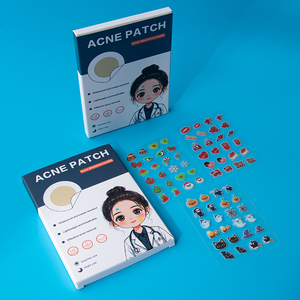 Sao phim hoạt hình salicylic axit Hydrocolloid mụn bản vá lỗi với dầu cây trà 2025 mới giáng sinh người tuyết dễ thương mụn trứng cá Chữa Bệnh các bản vá lỗi - Product Image 1