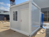 Installation rapide, bureau modulaire préfabriqué en kit de 20 pieds, salle de réunion, cabine portable, unité de construction pour camp
