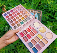 Palette de contour pour correcteur de 48 couleurs Vegan Palette de fard à joues crémeux Palette de surligneur et de fard à paupières de maquillage de marque privée