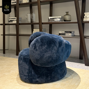 Sillón de ocio de Metal <span class=keywords><strong>Lin</strong></span> de lujo moderno, reposabrazos bajo, nuevo diseño, sala de estar de Hotel, sofá individual Perezoso - Product Image 2