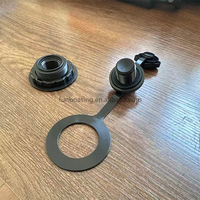 Valve d'air soufflable Boston à fond plat en TPU avec jupe de protection pour tente gonflable et chambre à oxygène en TPU