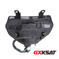 GXKSAT Lampu Depan LED Sepeda Motor DRL Headlamp Kompatibel dengan Yamaha MT 09 FZ 09 MT09 FZ09 2015 2016