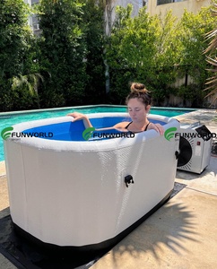 Baignoires <span class=keywords><strong>de</strong></span> glace gonflables OEM/ODM Bain plongeant froid Baignoire gonflable avec pompe pour adulte - Product Image 5