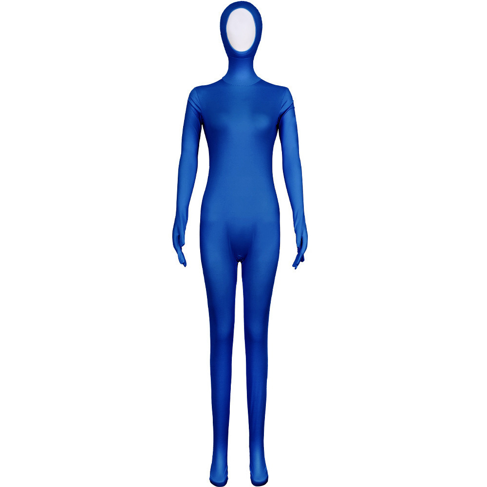 Blue - Unisex style with hands, feet, and face showing
