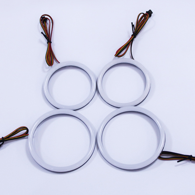 Waterproof RGB Chasing LED Cotton Light Halo Rings DRL LED Angel Eyes for E46/E39/E38/E36 Headlight 70/75/80/85/90/95/100/105mm