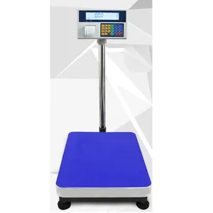 Gewicht Digitale Weegschaal Magazijn Weegschaal Platform 200Kg Digitale Weegschaal Met Labelprinter