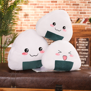 Cojín de Peluche Suave con Forma de Bola de Arroz de Sushi Japonés Kawaii, Juguete de Peluche, Cojín de Comida de Sushi - Product Image 2