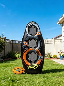 <span class=keywords><strong>Cible</strong></span> de football gonflable Proshot pour enfants, personnalisable, vente en gros directe usine - Ensemble de jeu Blaster pop-up sur pied de 50 pouces - Product Image 1