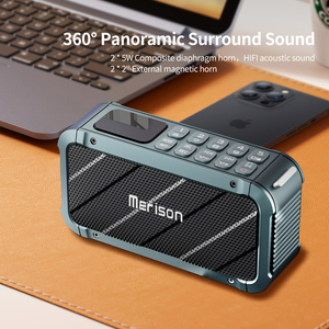 Altavoz Inalámbrico en Oferta de Fábrica, Altavoz Bluetooth Portátil con Sonido Estéreo, Compatible con Tarjeta TF, Ranura USB y Radio FM - Product Image 5
