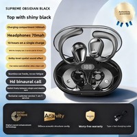 Earbuds Olahraga TWS D88 Terbaik dengan Layar LED 5.3, Suara HIFI, Tahan Air IPX5, Desain Open Ear, Waktu Putar 20+ Jam, Tipe-C