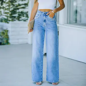 2022 jeans strappati moda calda jeans donna taglie forti jeans donna