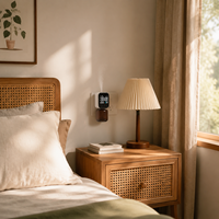 90 °   Diffuseur d'arômes intelligent rotatif sans eau avec contrôle par application BT et écran LED, à brancher sur prise murale, pour la maison, l'hôtel et le bureau