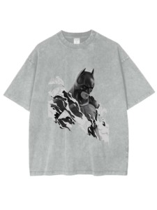 B t-shirt Oversize uomo <span class=keywords><strong>non</strong></span> perfette 100% estive in cotone comodo a tracolla con scollo a girocollo e lavaggio acido - Product Image 4