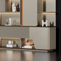 Venta caliente de fábrica Muebles de estilo para el hogar Diseño moderno Librería de madera con envíos rápidos