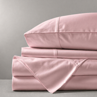 Vente en gros de housse de couette en satin de bambou 100% tissé et ensemble de draps king size 400TC pour usage domestique