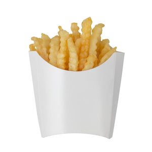 Emballage personnalisé pour poulet frit à emporter, logo écologique, petits contenants blancs pour frites, boîtes jetables pour frites, restauration rapide - Product Image 4
