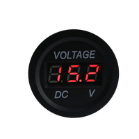 A04 DC 12V 24V Tampilan LED Digital Pengukur Tegangan Mobil