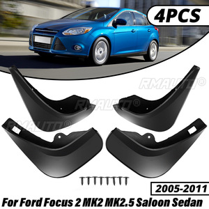 แผ่นกันโคลนรถยนต์สำหรับฟอร์ด โฟกัส 2 MK2 MK2.5 ซาลูน ซีดาน 2005-2011 บังโคลนรถ ปี 2005 2006 2007 2008 2009 2010 2011 - Product Image 1