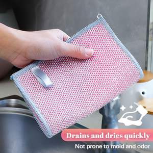 Vendita calda nuovi stracci multiuso per lavare piatti per fili bagnati e asciutti panni per pulizia miracolosa in fibra di cocco strofinacci riutilizzabili - Product Image 5