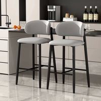 Tabouret de bar industriel nordique, tissu de haute qualité, minimaliste, moderne, cadre en métal, chaise haute de bar pour salle à manger, utilisation en extérieur, centre commercial