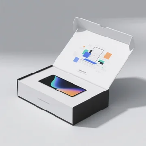 Boîte d'expédition électronique écologique en gros | Emballage en papier kraft recyclable <span class=keywords><strong>avec</strong></span> logo personnalisé pour l'exportation de Smartphone/ordinateur portable - Product Image 5