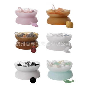 Heshes Crystal Incense Burner <b>Aroma</b> <b>Diffuser</b> Stone 90-120 Days Duration All Season Aromatherapy Use - Product Image 5