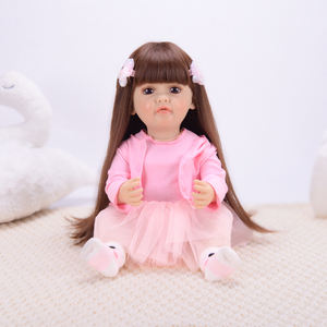YOSI 22 \ "55CM <span class=keywords><strong>Reborn</strong></span> Baby Dolls Talking & Singing Story Record Cadeau éducatif pour filles en plastique - Product Image 2